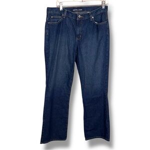 Size 10 Nautica Blue Denim Jeans Straight Leg Cotton Classic 31 Waist